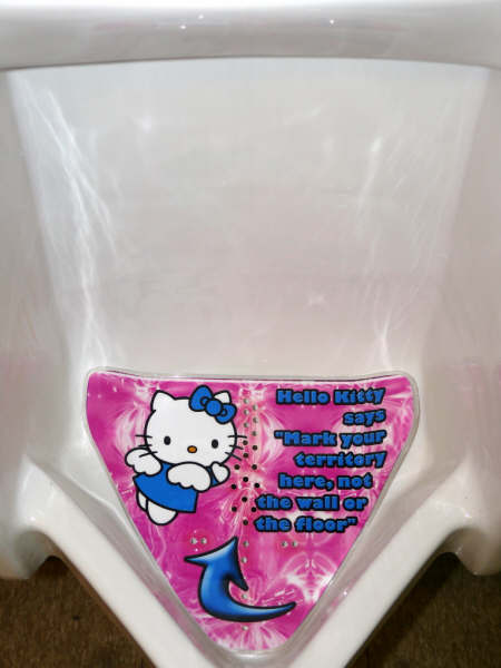 hello kitty urinal target