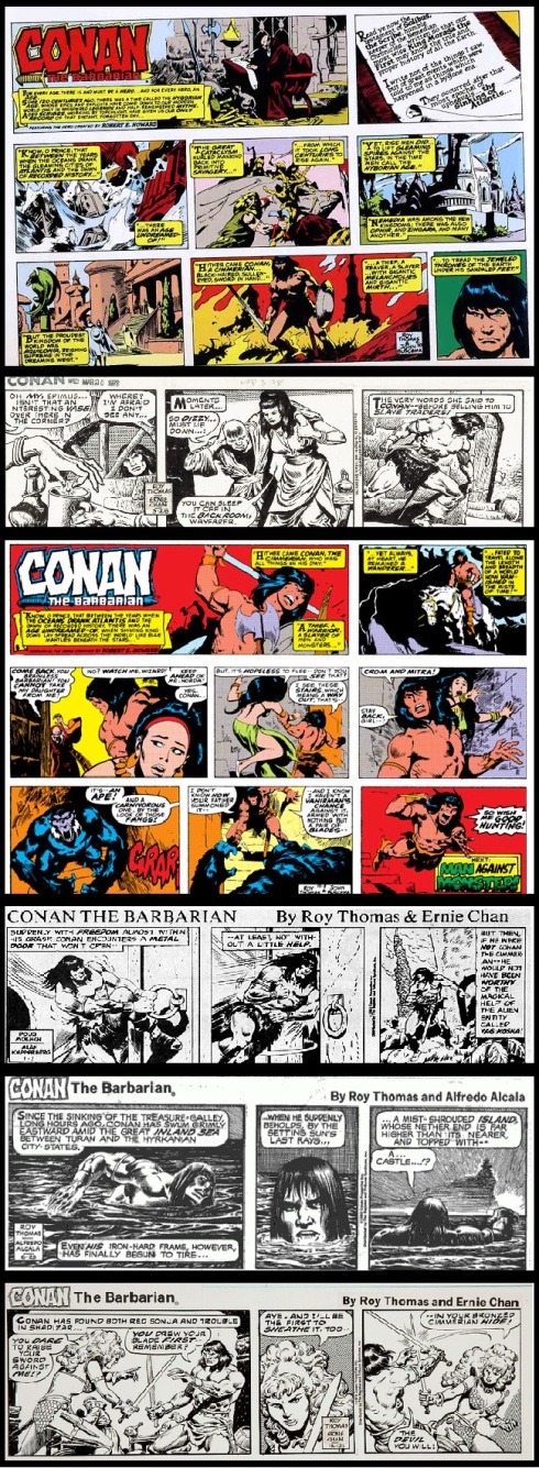 Conan the newspaper strips the First Sunday